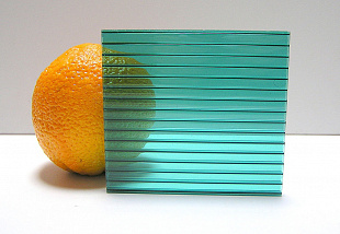 Сотовый поликарбонат Polygal Стандарт 4мм Зеленый 2,10x12,00