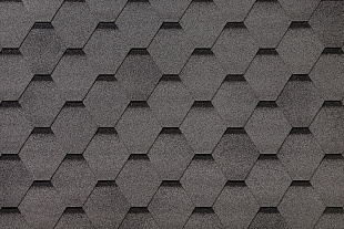 Гибкая черепица RoofShield Стандарт Серый с оттенением