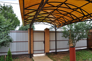 Сотовый поликарбонат Sotalight 6мм терракот 2,10x12,00