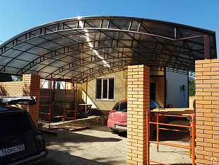 Сотовый поликарбонат Polygal Колибри 8мм Бронза 2,10x12,00