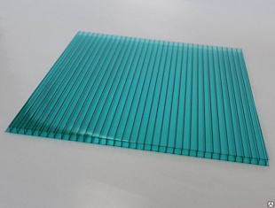 Сотовый поликарбонат Berolux 6мм бирюза 2,10x12,00