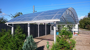 Сотовый поликарбонат Novattro 16мм прозрачный 2,10х12,0