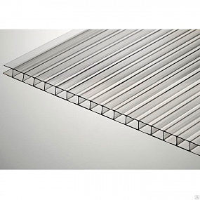 Сотовый поликарбонат Polygal Стандарт 10мм прозрачный 2,10x12,00