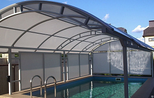 Сотовый поликарбонат Polygal Стандарт 10мм серебро 2,10x12,00