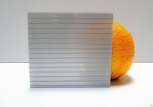 Сотовый поликарбонат Polygal Стандарт 4мм Серебро 2,10x12,00