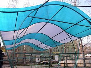 Сотовый поликарбонат Polygal Практичный 10мм Бирюза 2,10x12,00