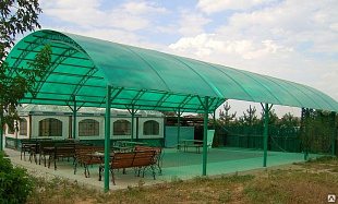 Сотовый поликарбонат Polygal Колибри 8мм Зеленый 2,10x12,00