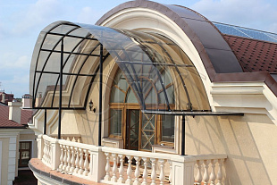 Монолитный поликарбонат Моногаль 10,0 мм Бронза, Опал 2,05х3,05