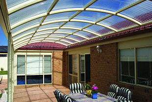 Сотовый поликарбонат Polygal Стандарт 10мм прозрачный 2,10x12,00