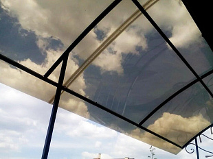 3 мм бронза 25 % ( темный) монолитный поликарбонат NOVATTRO GUARD2,05*3,05