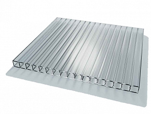 Сотовый поликарбонат Sotalight 10мм прозрачный 2,10x12,00