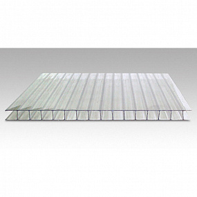 Сотовый поликарбонат Sotalight 10мм прозрачный 2,10x12,00