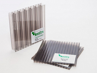 Сотовый поликарбонат Novattro 16мм бронза 2,10х12,0