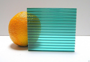 Сотовый поликарбонат Polygal Стандарт 10мм зеленый 2,10x12,00