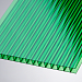 Сотовый поликарбонат Sotalight 10мм зеленый 2,10x12,00