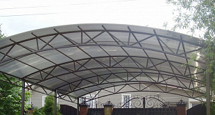 Сотовый поликарбонат Polygal Стандарт 4мм Серебро 2,10x12,00